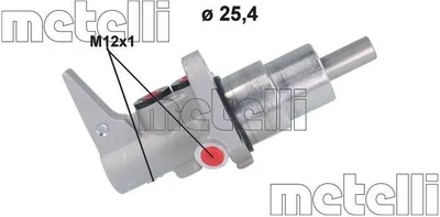 Produktbild von METELLI 05-1194 Bremszylinder Hauptbremszylinder für AUDI A6 Avant (4G5, 4GD, C7) A6 Limousine (4G2, 4GC, C7) A7 Sportback (4GA, 4GF) A6 Allroad