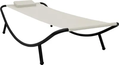 Produktbild von Gartenbett Creme 200x90 cm Stahl