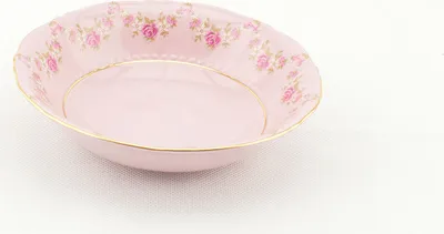 Produktbild von Kompottschale 13,5 cm, rosa Porzellan, Blumen, Leander