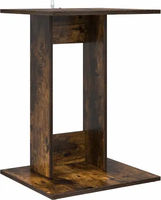 Produktbild von Möbel Sofatisch/Beistelltische - elegante Design - Geräucherte Eiche 45 x 40 x 62,5 cm Holzwerkstoff - für Wohnzimmer, Eingang CLORIS6239102