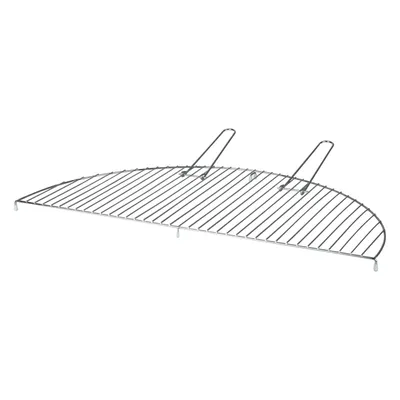 Obrázek produktu pro Esschert Designový grilovací rošt L půlkruhový se 2 držadly 70 x 36 cm z uhlíkové oceli
