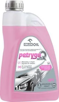 Produktbild von ORLEN Petrygo Q New Kühlmittel Kühlerfrostschutz 1L Pink Antifreeze Fertigmischung