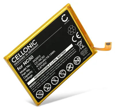 Produktbild von CELLONIC 1x Akku für Mobilfunk Kompatibel mit Motorola Moto G32, Moto G41, XT2167, NC50 - (4700mAh, 3.87V)