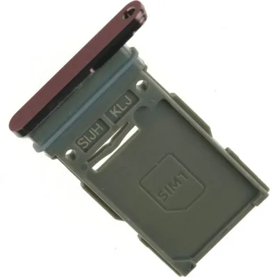 Produktbild von Simkarten Halter für Samsung Galaxy S22 Ultra SM-S908B, rot