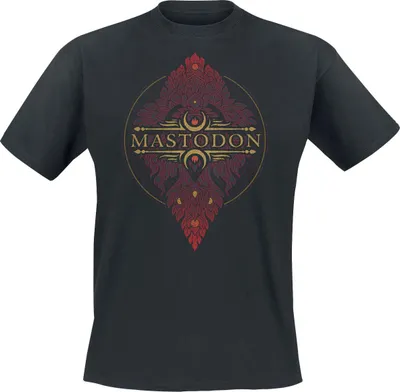 Produktbild von Mastodon T-Shirt Herren Ornamental Logo schwarz XXL