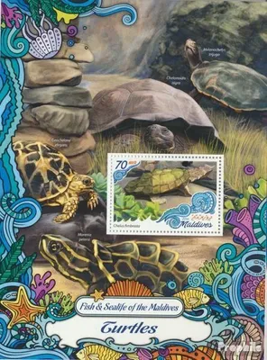 Produktbild von Briefmarken Malediven 2016 Mi Block 994 (kompl. Ausg.) postfrisch Schildkröten