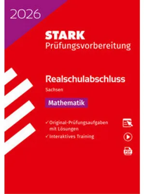 Produktbild von STARK Mathematik - Realschulabschluss 2026 Sachsen - Prüfungsvorbereitung, m. 1 Buch, m. 1 Beilage