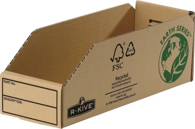 Productafbeelding van Kleine onderdelenbox, sorteerbakken, R-Kive, 98x102x280mm, verpakking met 50 stuks