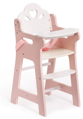 Productafbeelding van Houten kinderstoel met veiligheidsgordel en verstelbare tafel