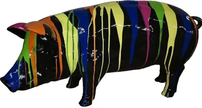 Produktbild von Dekoration Schwein Abstrakte Figur Statue Figuren Deko Garten Moderne Skulpturen