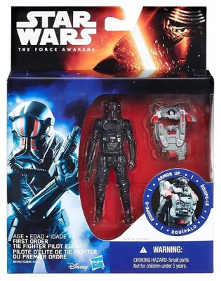 Image de Figurine star wars pilote elite du tie fighter du premier ordre avec armure 10 cm - episode vii - hasbro - b6590