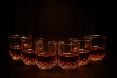 Produktbild von Ron Centenario Tumbler Glas – 6er Set | Hochwertige Whisky- & Rumgläser