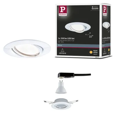 Productafbeelding van Paulmann LED inbouwspot Base, individuele spot, kantelbaar