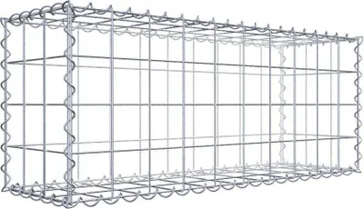 Produktbild von Gabione 100 cm x 40 cm x 30 cm (L x H x T), Maschenweite 10 cm x 10 cm, Spirale