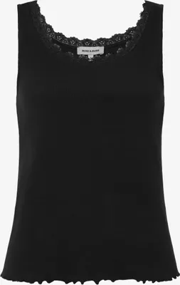 Produktbild von MORE & MORE Ribbed Top with Lace 0790 black 44