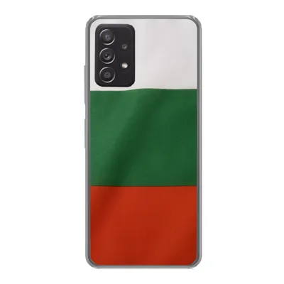 Produktbild von MuchoWow® Handyhülle Schutzhülle Hülle für Samsung Galaxy A33 5G Nahaufnahme der Flagge von Bulgarien Silikon Softcase Handy Hülle - Kartenhalter