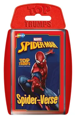 Produktbild von Top Trumps Spider-Man Spider-Verse Spiderman Kartenspiel Quartett Spiel Deutsch