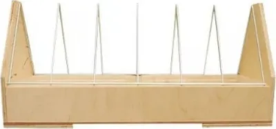 Produktbild von Futtertrog Futterraufe Taubentrog für Vögel Tauben Futterspender Futterraufe Futter aus Holz 37cm