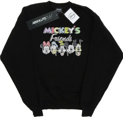 Produktbild von Disney - "Friends Faded Nostalgia" Sweatshirt für Herren BI38709 (XXL) (Schwarz)