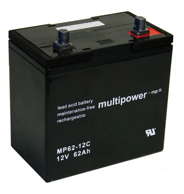 Produktbild von Multipower MP62-12C Blei Akku mit M8 Schraubanschluss