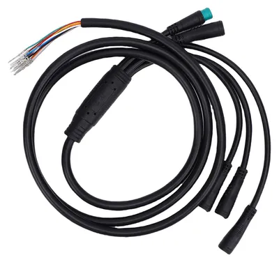Image de Câble d'alimentation adapté aux trottinettes électriques JinYue, en PVC, étanche, sans interférences, 1 à 5 connecteurs