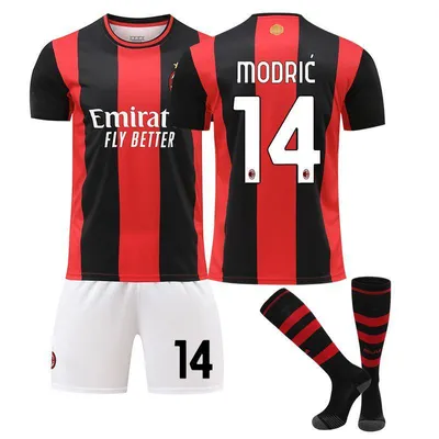 Immagine prodotto di #14 MODRIC Maglia da calcio da casa del Milan 26-27 per bambini e adulti TAGLIA:28