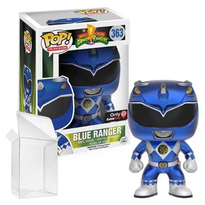 Zdjęcie produktu dla Funko POP! Television Power Rangers Metallic Blue Seria limitowana 10cm #10859