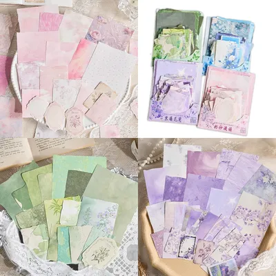 Obrázok produktu pre Sada scrapbookového papiera 400 kusov, 40-130 mm, viacfarebná, pre tvorenie