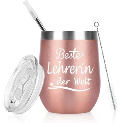 Produktbild von Thermobecher Kaffee 350ml Edelstahl Vakuum Isoliert für Lehrerin