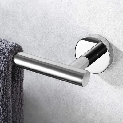 Produktbild von 304 Edelstahl Handtuchstange für Badezimmer, moderne Badaccessoires, hochwertige Wandhalterung für Handtücher, funktionales Design für Ihr Badezimmer