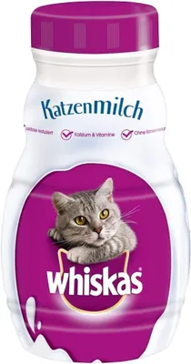 Produktbild von Katzenmilch laktosereduziert 15x200ml für Kätzchen ab 6 Wochen - Whiskas 3L