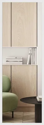 Produktbild von nielsen HOME Wandspiegel Oslo, Weiß, ca. 70x170 cm