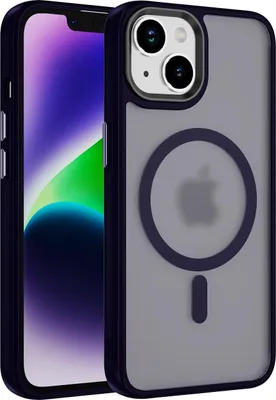 Produktbild von Handyhülle Magsafe für Apple iPhone 14 Plus Handyhülle Bumper Case Magnet Cover – Farbe: Dunkles Violett