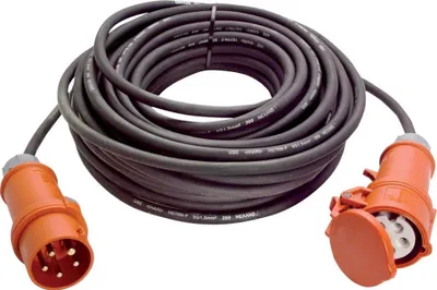 Obrázok produktu pre as-Schwabe CEE predlžovací kábel 10m 400V 16A silnoprúd 5G1.5 čierny IP44