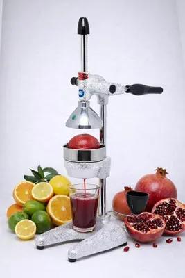 Obrázek produktu pro Profesionální ruční odšťavňovač Lis na citrusy Lis na pomeranče Lis na granátová jablka Lis na ovoce Barva stříbrná