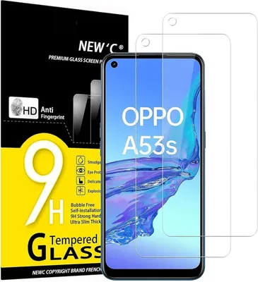 Obrázok produktu pre Pancierová ochrana obrazovky pre Oppo A53/A53s, 2-pack, tvrdosť 9H, HD ochrana obrazovky