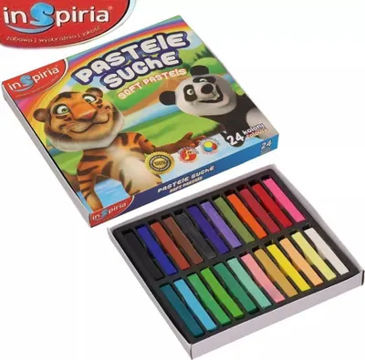 Zdjęcie produktu dla pastele suche 24 kol. INSPIRIA 1232