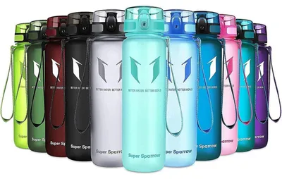 Image de Bouteille d'eau en Tritan, sans BPA, 750 ml, couleur menthe