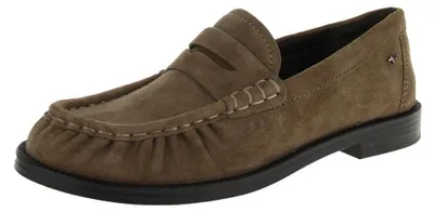 Produktbild von Tamaris Damen Loafer aus Leder in Taupe, Größe 36, mit flachem 2,5 cm Absatz