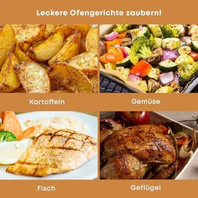 Produktbild von Edelstahl-Bräter mit Rost, 36x27x7 cm, für den Backofen und spülmaschinenfest