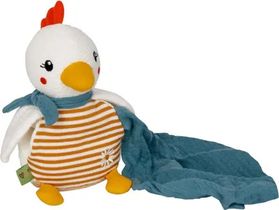 Produktbild von Kuscheltier mit Schnuffeltuch Huhn - Little Wonder