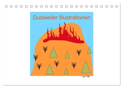 Immagine prodotto di DudoDigital (calendario da tavolo 2027, formato DIN A5 orizzontale), calendario mensile CALVENDO