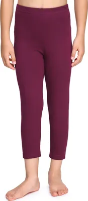 Produktbild von Merry Style Mädchen 3/4 Leggings aus Baumwolle MS10-226 (Weinrot, 110 cm)