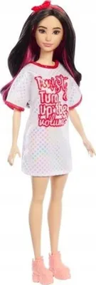 Produktbild von Mattel Fashionistas Puppe mit Pünktchenkleid HRH12