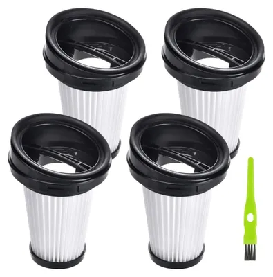 Produktbild von 4 Stück Ersatzfilter für Grundig VCH9829 VCH9832 VCH9629 VCH9630 VCH9631 VCH9632 2 in 1 Akku-und Handstaubsauger,Hepa Filter Ersatzteile Ersetzen Sie # 9178008590
