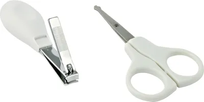 Image de H+H BS 869 Ciseaux à ongles + clip à ongles pour les soins de bébé