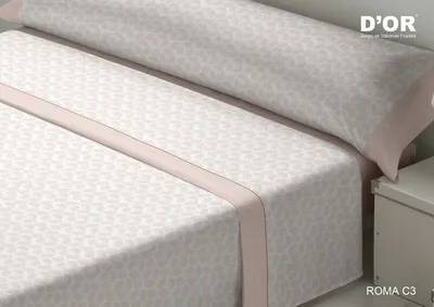 Produktbild von Set ded'or roma rosa Bettlaken de 105 Flanell