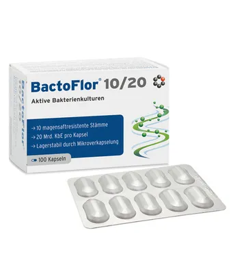 Zdjęcie produktu dla Mito-Pharma Bactoflor 10/20 100 Kapsułek