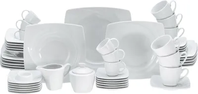 Produktbild von CreaTable, 13136, Celebration Weiss, Kombiservice 50-tlg, Porzellan