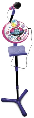 Produktbild von Vtech Kidi Superstar LightShow Pink Karaoke-Mikrofon für Kinder Konzert-Modus französische Version